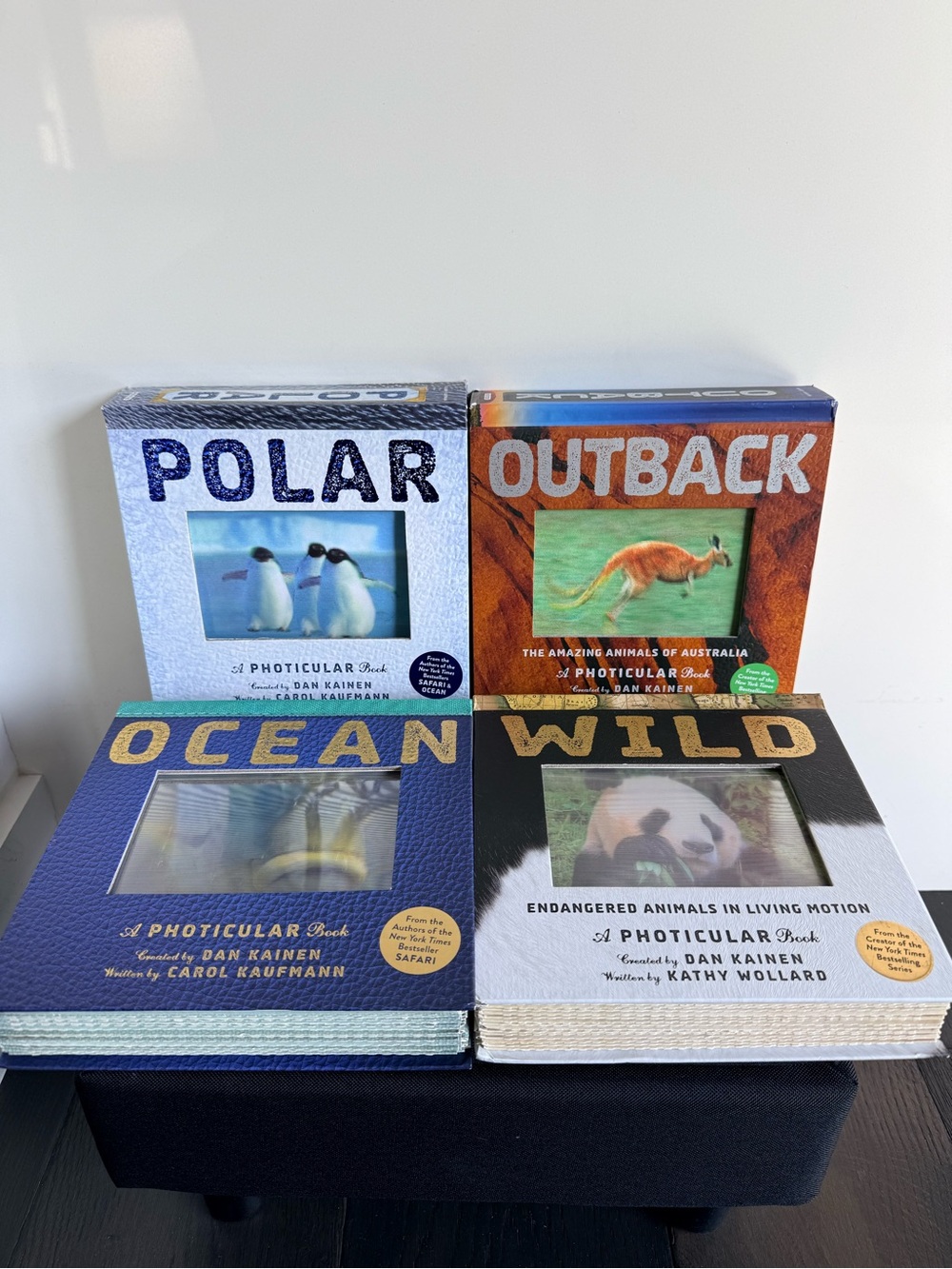 Photicular Books “Moving” animal books - Set of 4